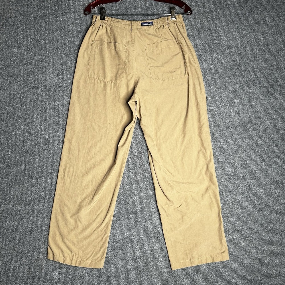 Patagonia Womens Hiking Pants Size 8 Beige Elastic Waist Outdoor - Picture 2 of 9